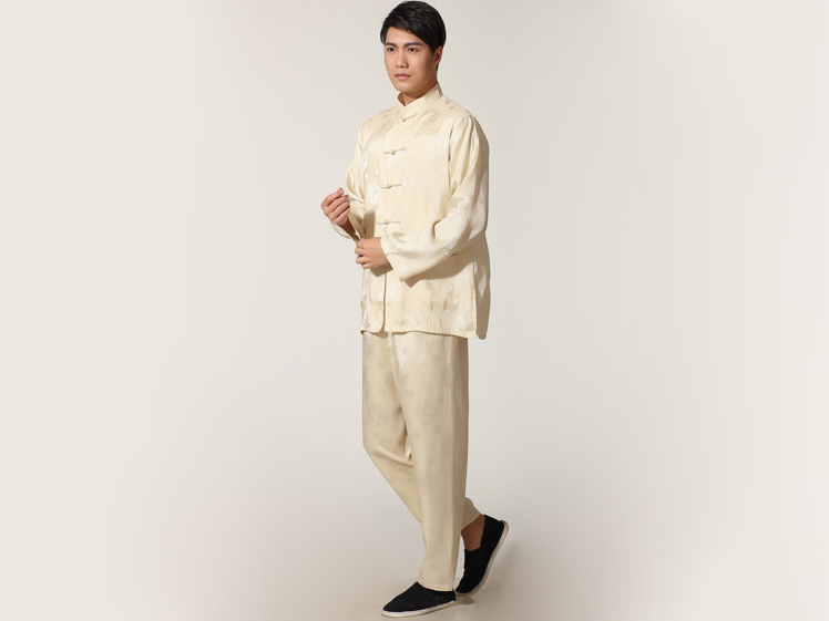 Tai Chi Clothing Long-sleeve Casual Style Linen Suit